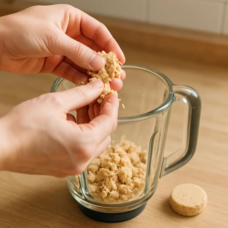 Paso 1 de Batido de Mazapán