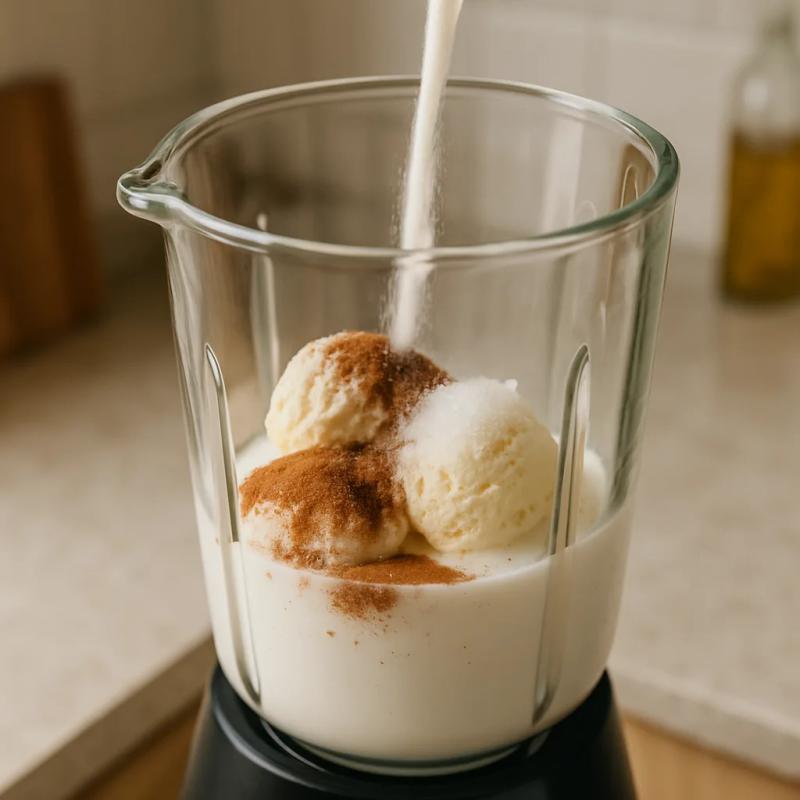 Paso 2 de Batido de Mazapán