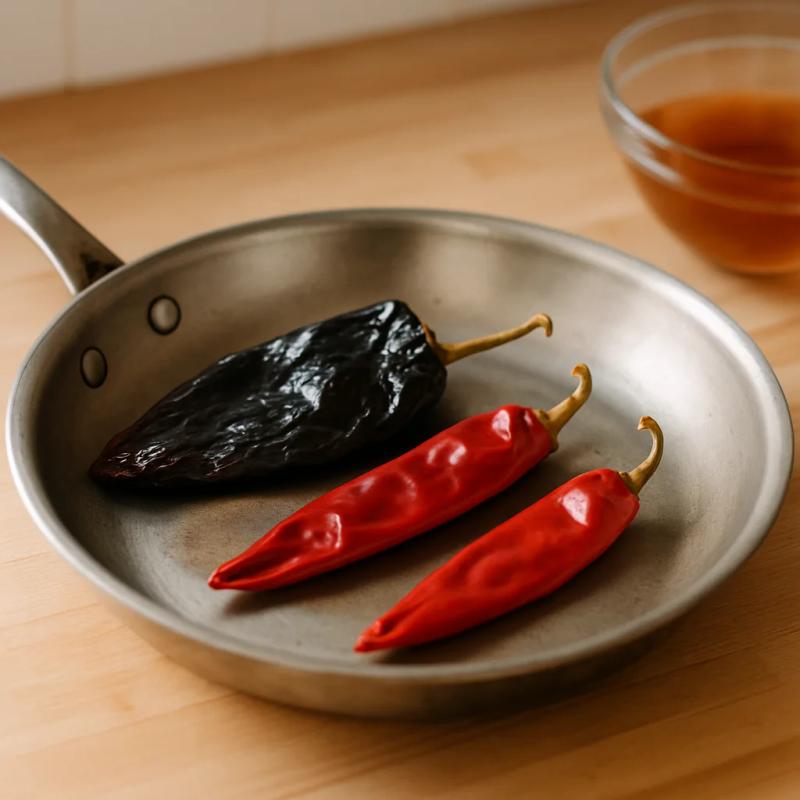 Paso 5 de Tortas de Camarón en Mole