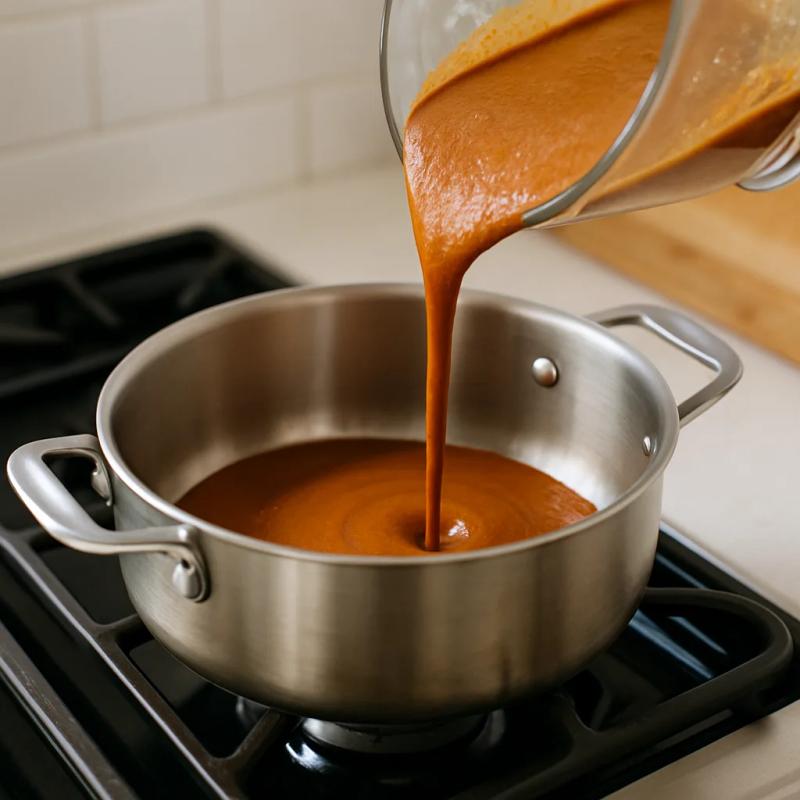 Paso 7 de Tortas de Camarón en Mole