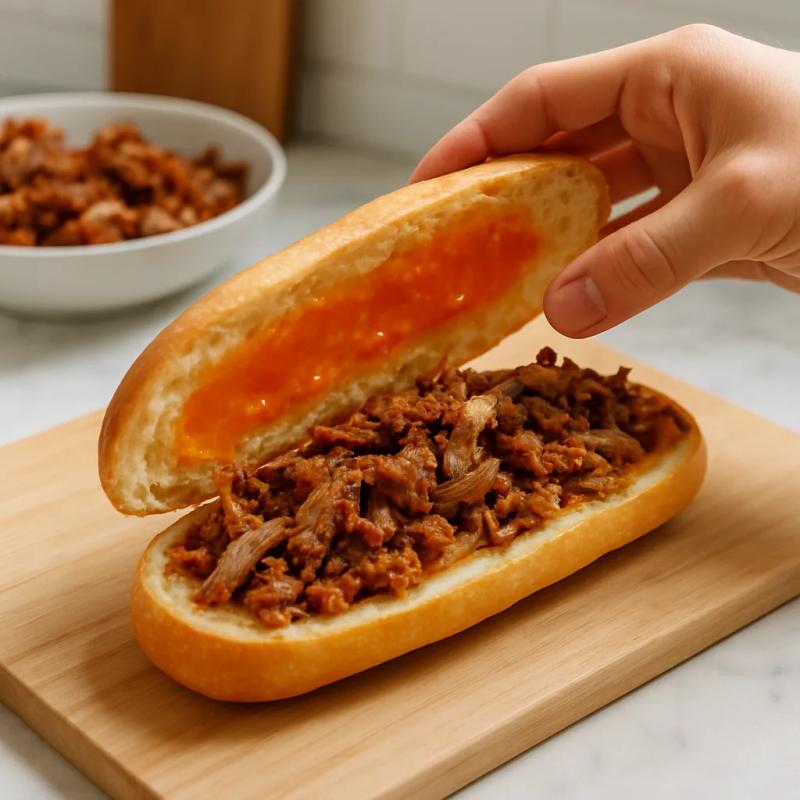 Paso 5 de Banh Mi Mexicano