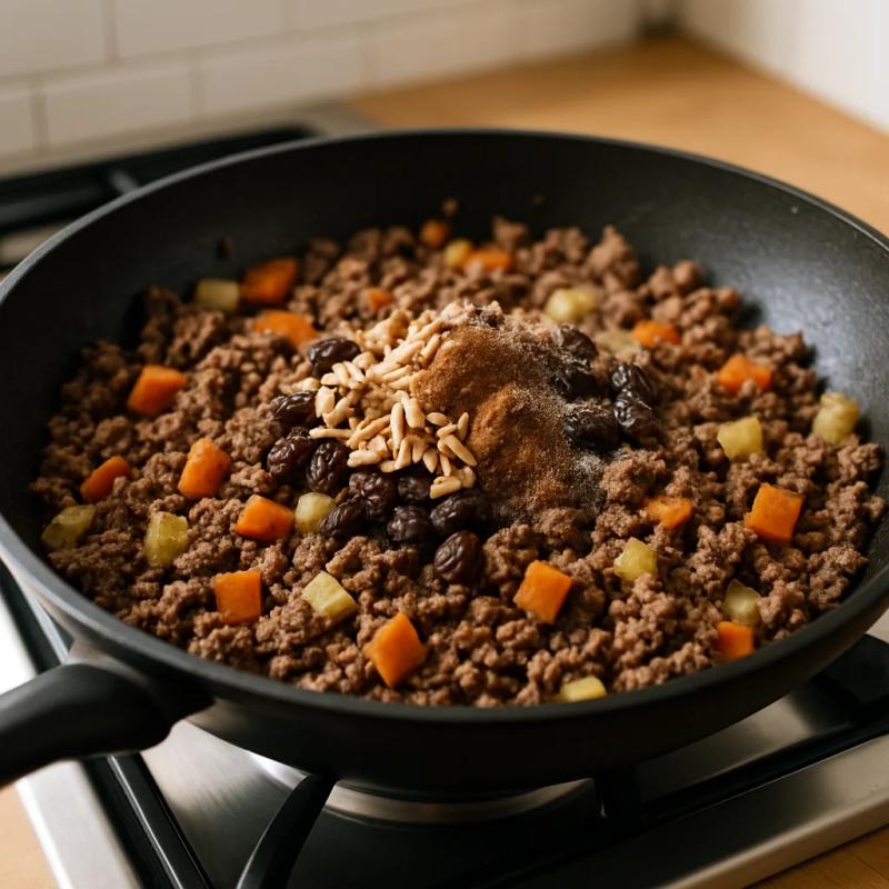 Paso 4 de Samosa de Picadillo Mexicano