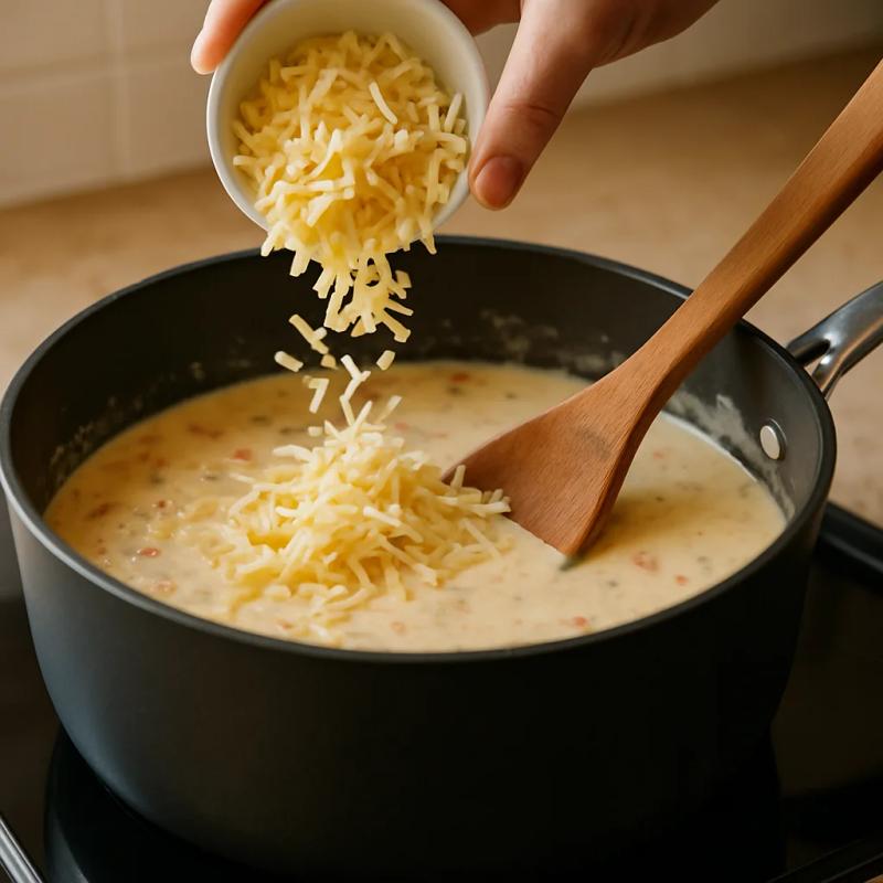 Paso 4 de Chile con Queso Dip