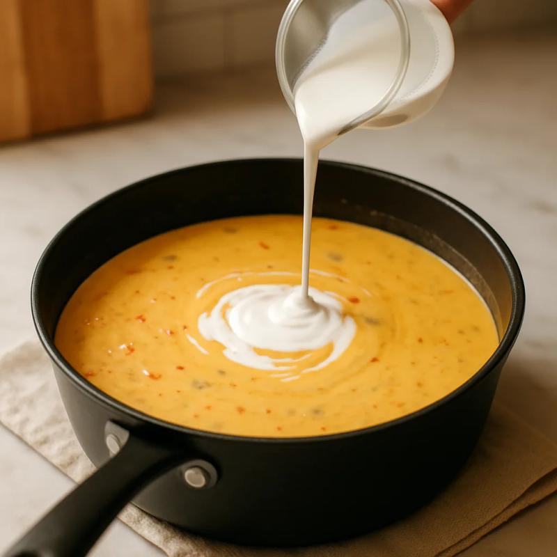 Paso 5 de Chile con Queso Dip