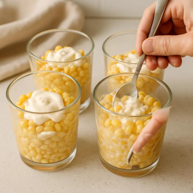 Paso 3 de Elote en Vaso