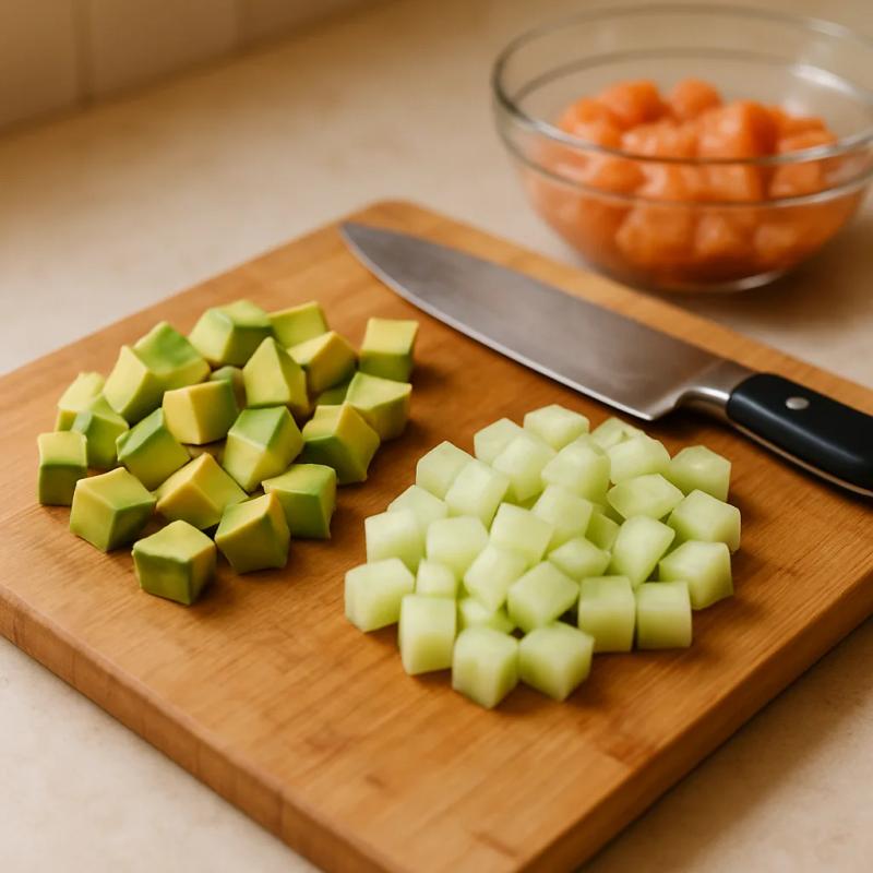 Paso 4 de Ceviche Nikkei Mexicano