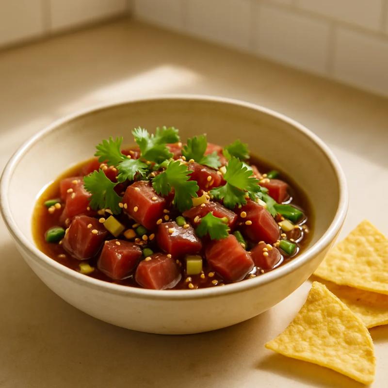 Paso 6 de Ceviche Nikkei Mexicano