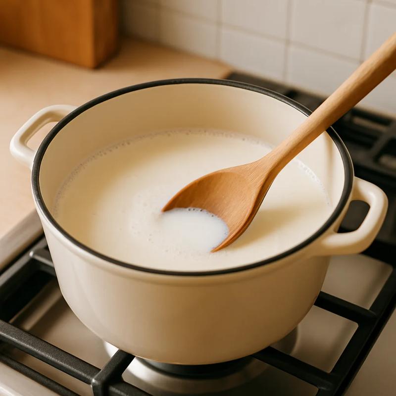 Paso 2 de Gelatina de Leche con Cajeta