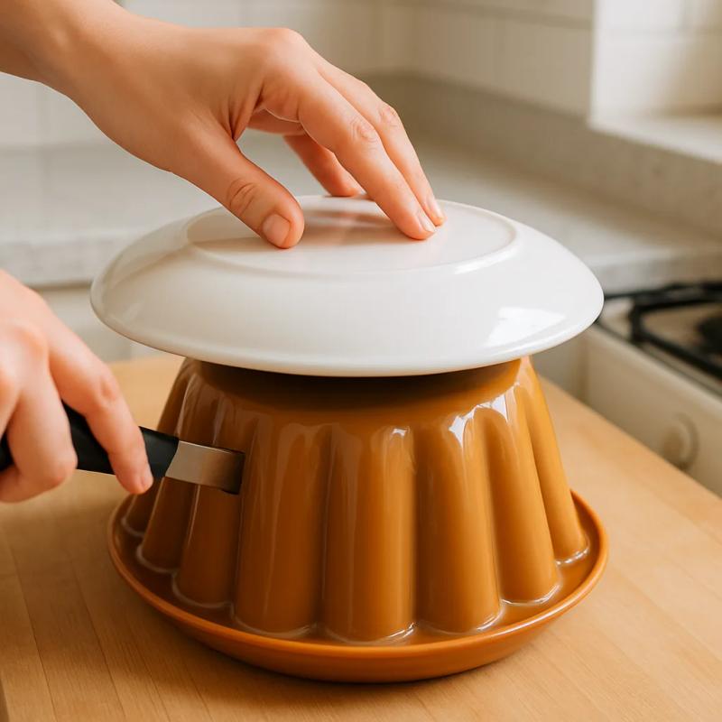 Paso 5 de Gelatina de Leche con Cajeta