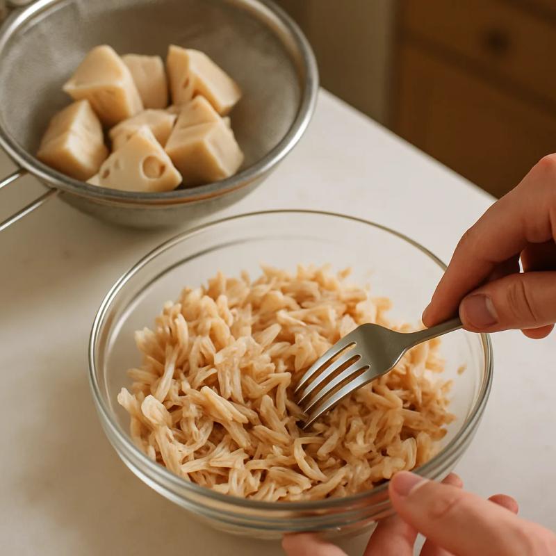 Paso 2 de Tacos de Jackfruit al Pastor