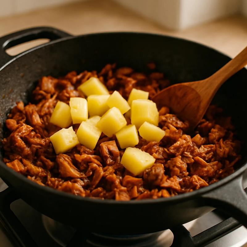 Paso 5 de Tacos de Jackfruit al Pastor