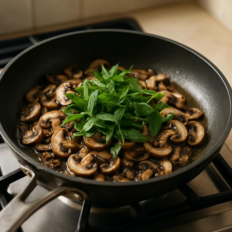 Paso 3 de Flautas Veganas de Champiñón