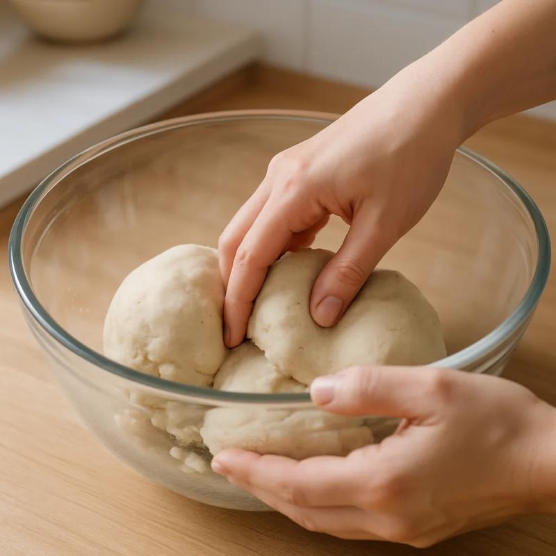 Paso 2 de Gorditas Veganas de Chicharrón de Setas