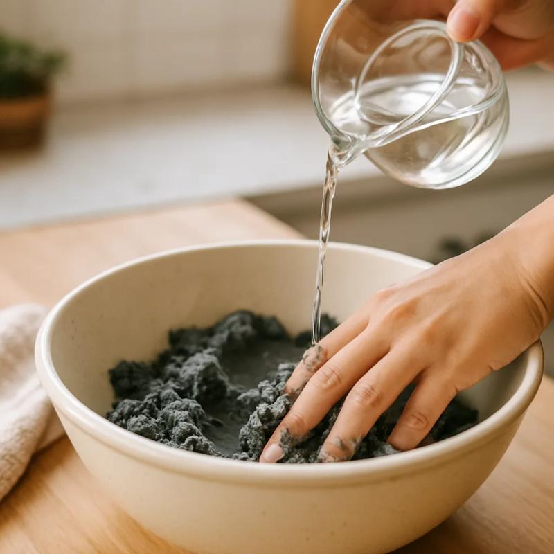 Paso 2 de Tlacoyos Veganos de Haba