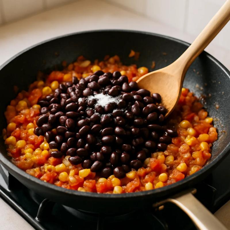 Paso 2 de Pastel Azteca Vegano