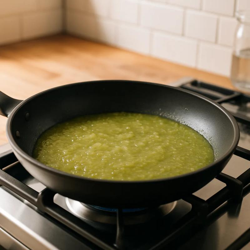 Paso 3 de Pastel Azteca Vegano