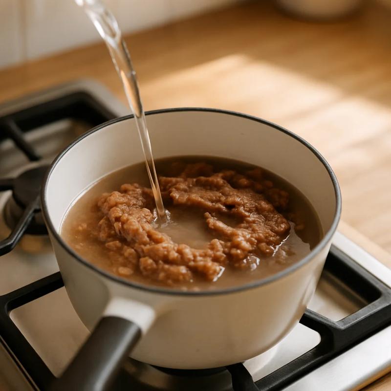 Paso 4 de Huevos Rancheros Veganos con Tofu