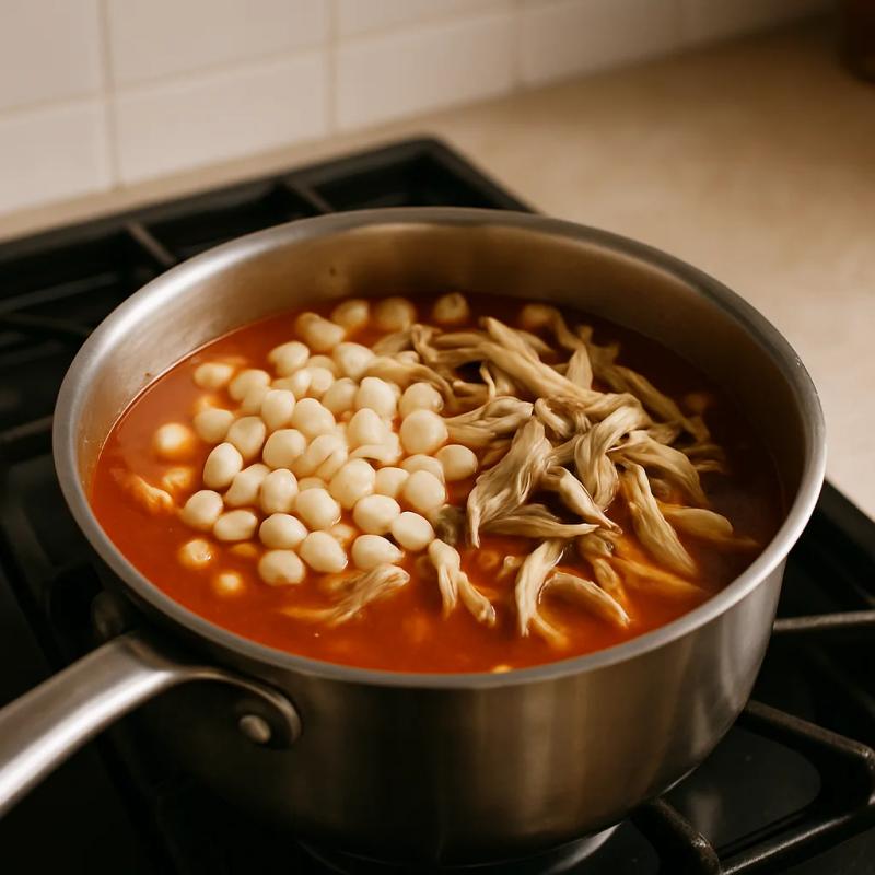 Paso 6 de Menudo Vegano de Setas