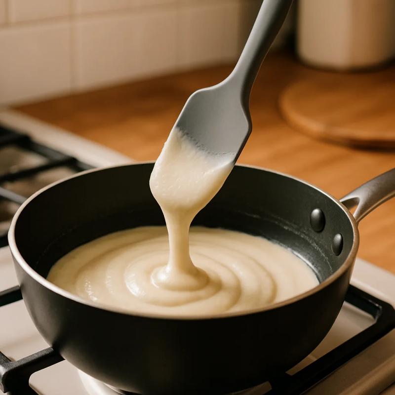 Paso 4 de Queso Vegano Estilo Oaxaca