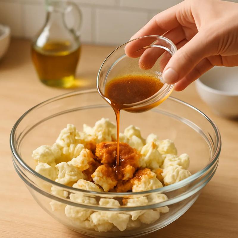 Paso 2 de Carnitas de Coliflor