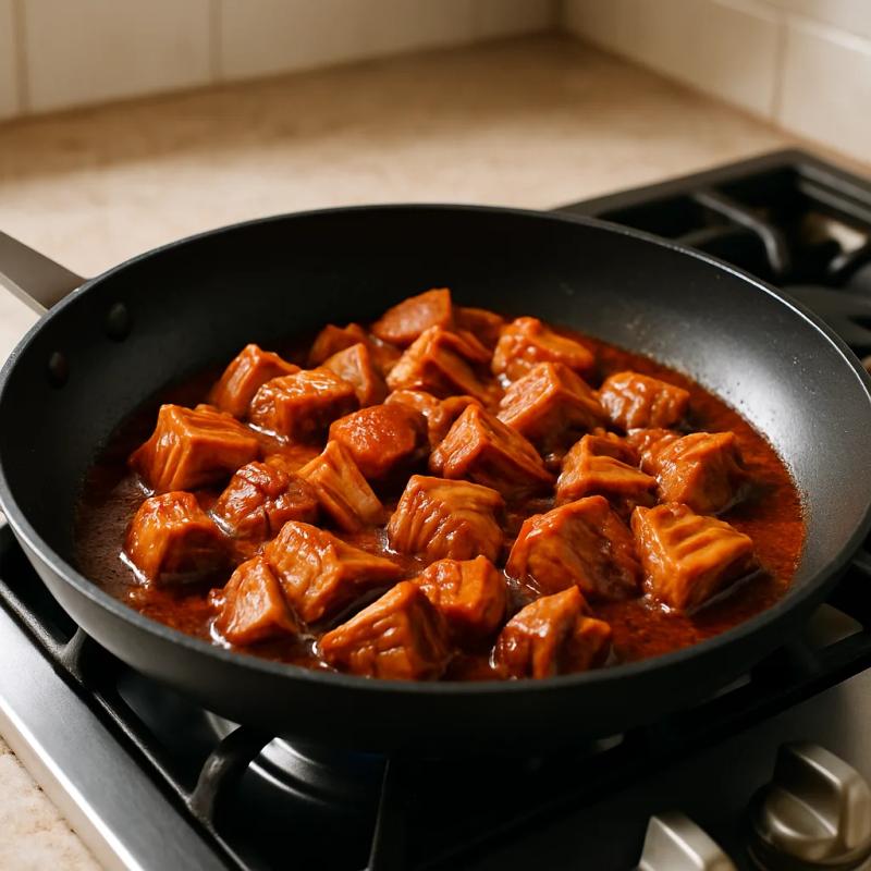 Paso 3 de Carnitas de Jackfruit