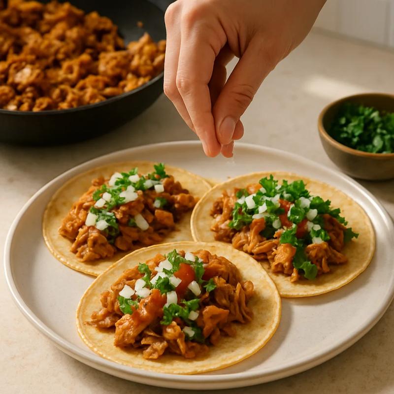 Paso 5 de Carnitas de Jackfruit