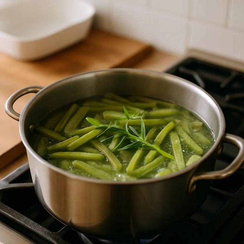 Paso 2 de Nopales en Chile Pasilla