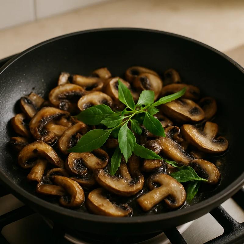 Paso 4 de Tacos de Hongos al Comal