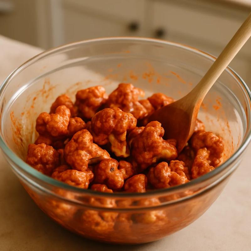 Paso 3 de Taco de Coliflor Adobada