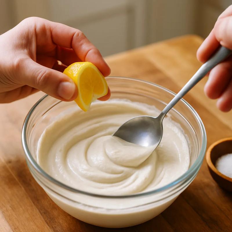 Paso 4 de Crema Agria de Anacardo