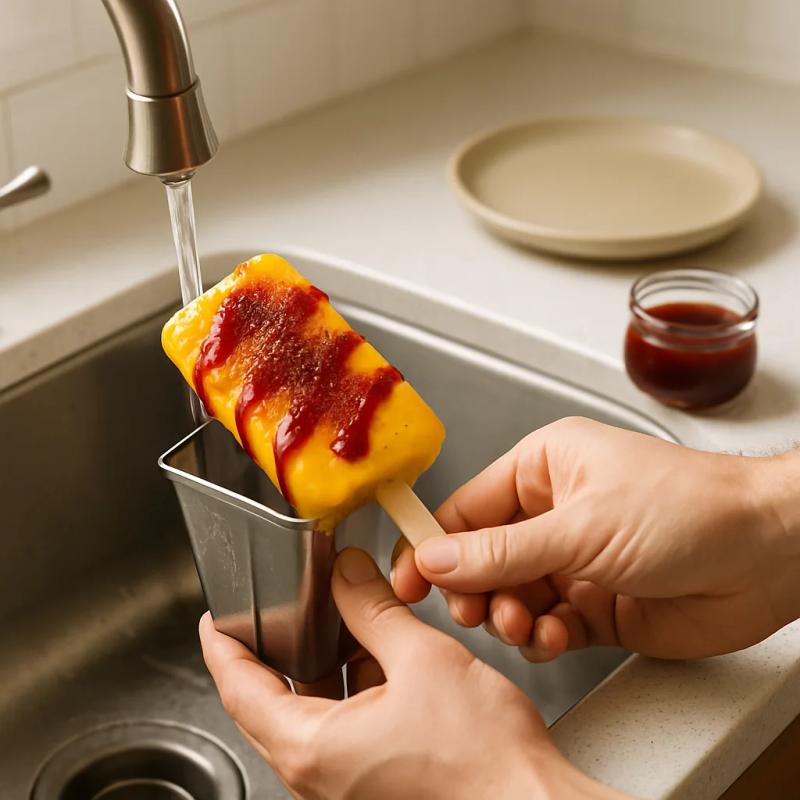 Paso 4 de Paletas de Mango con Chamoy