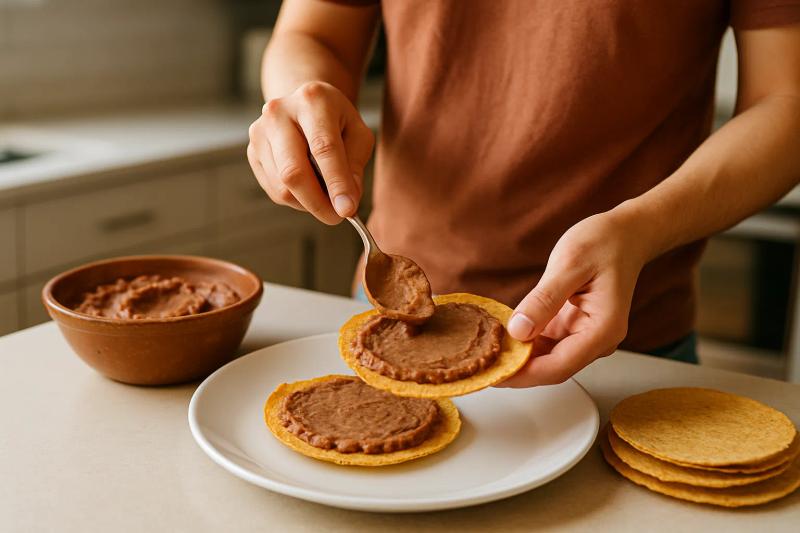 Paso 3 de Tostadas de Cueritos