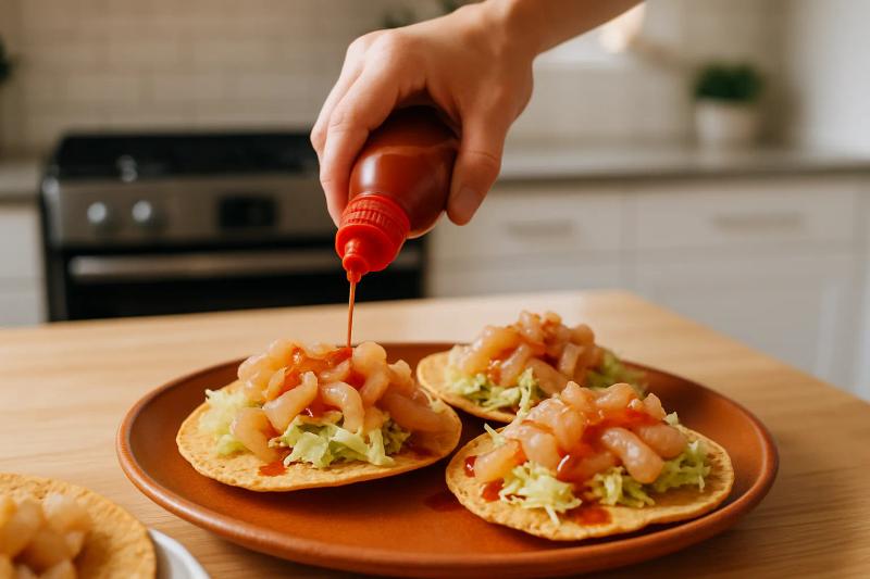 Paso 6 de Tostadas de Cueritos