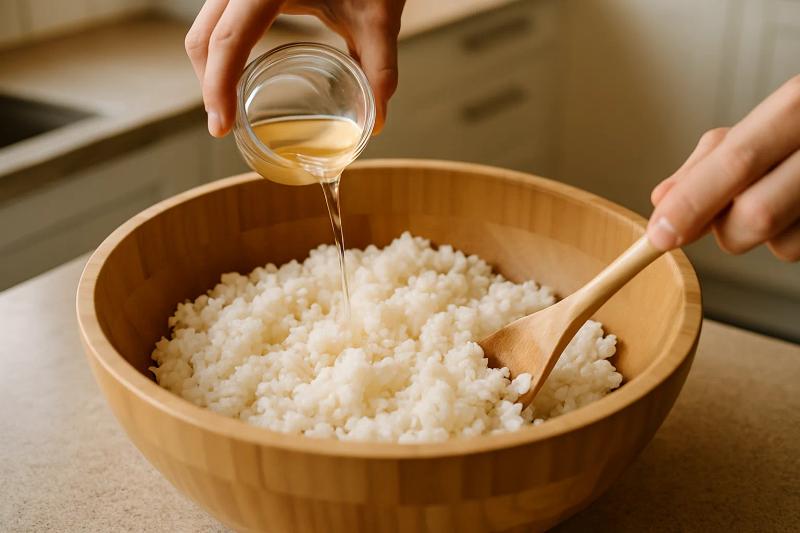 Paso 2 de Sushi Burrito