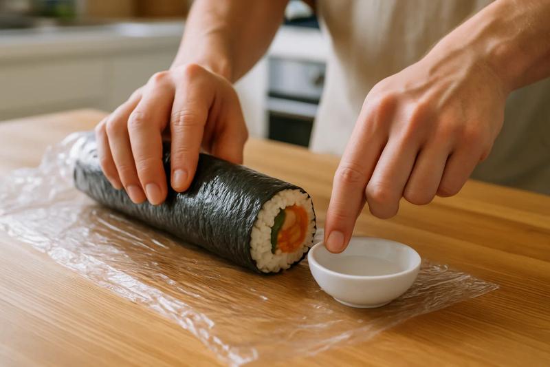 Paso 7 de Sushi Burrito