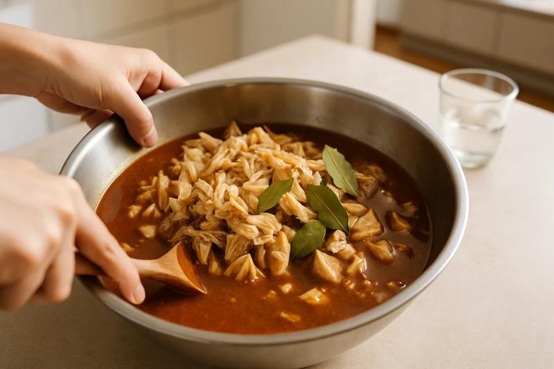 Paso 6 de Jackfruit Barbacoa