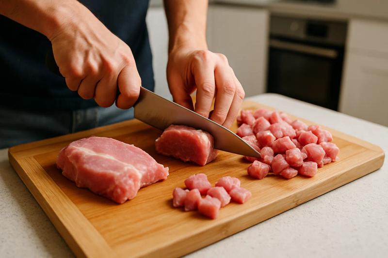 Paso 3 de Chorizo Verde de Toluca