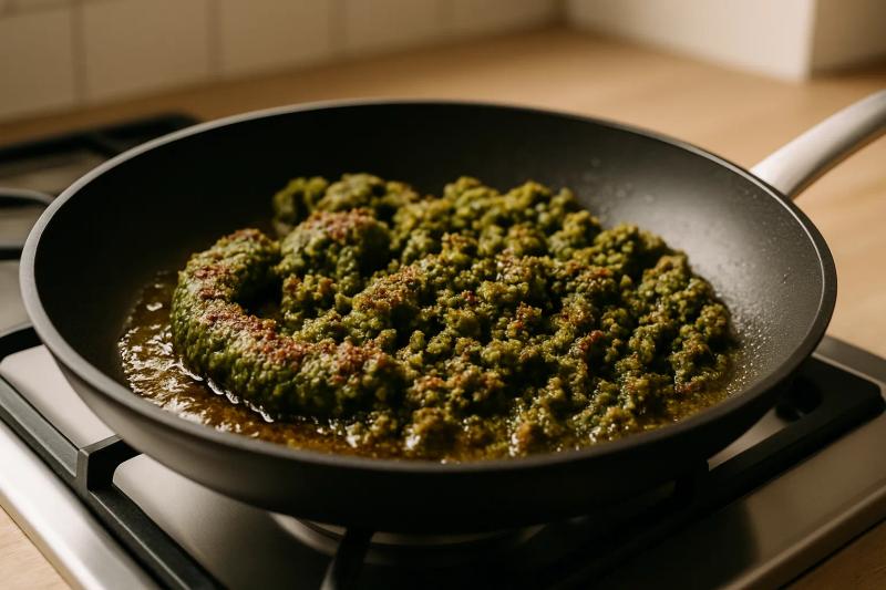 Paso 6 de Chorizo Verde de Toluca