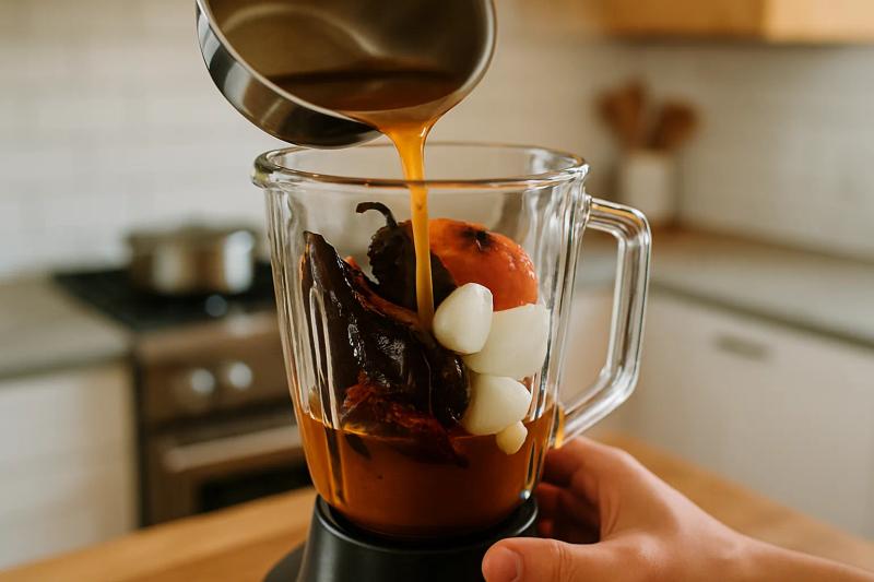 Paso 4 de Mole de Panza