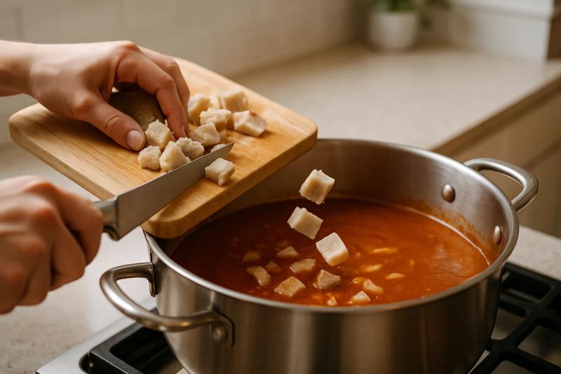 Paso 6 de Mole de Panza