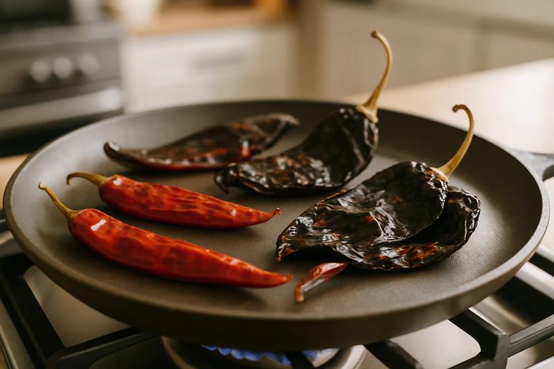 Paso 2 de Chileajo Oaxaqueño