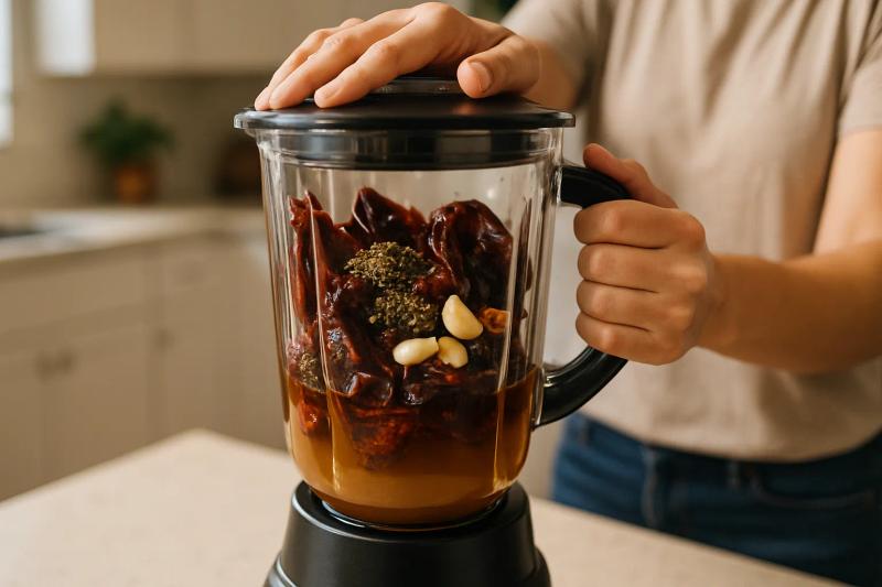 Paso 3 de Chileajo Oaxaqueño