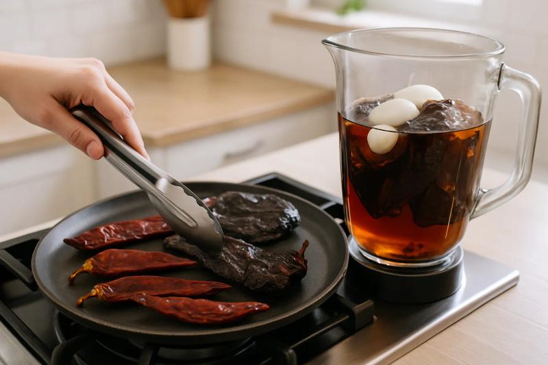 Paso 1 de Conejo en Adobo