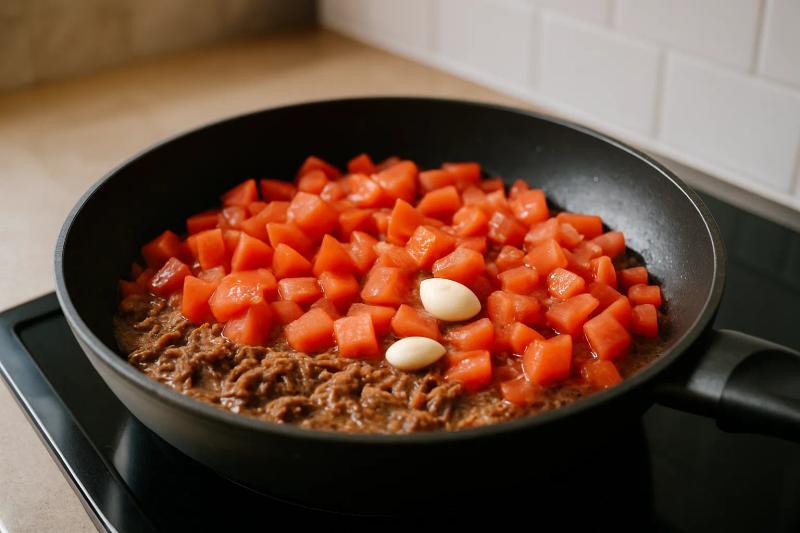 Paso 3 de Caldillo de Machaca