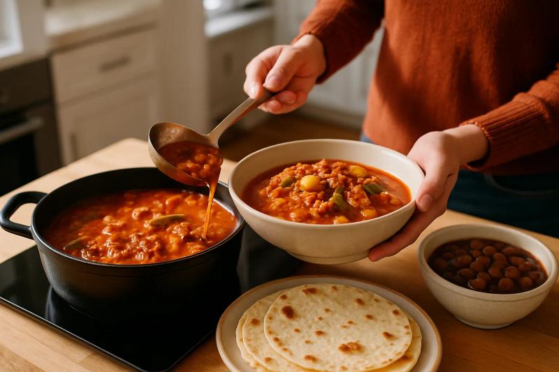 Paso 6 de Caldillo de Machaca