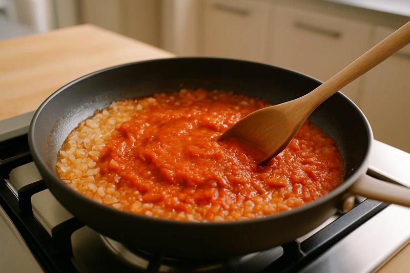 Paso 4 de Cazuela de Mariscos