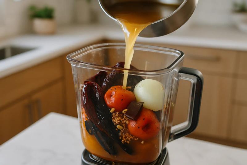 Paso 4 de Mole Ranchero