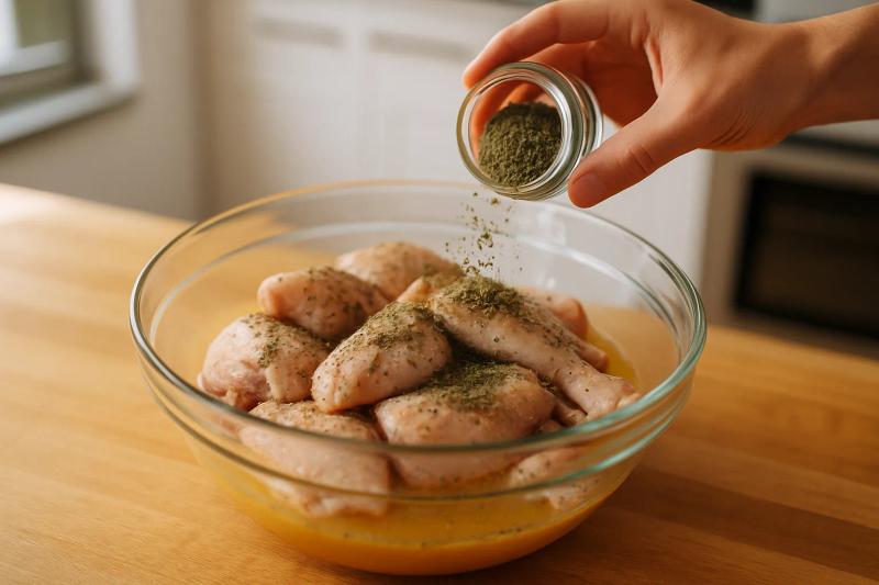 Paso 1 de Estofado de Pollo Yucateco