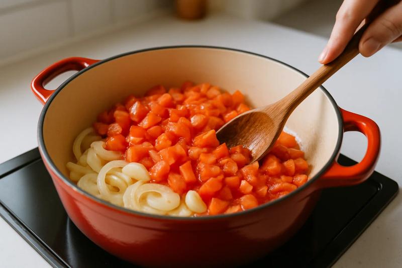 Paso 3 de Estofado de Pollo Yucateco