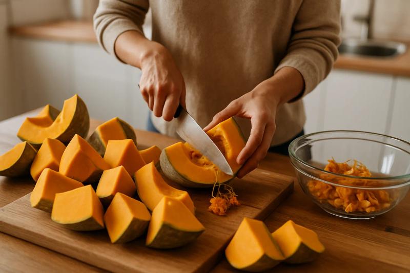 Paso 1 de Dulce de Calabaza con Piloncillo